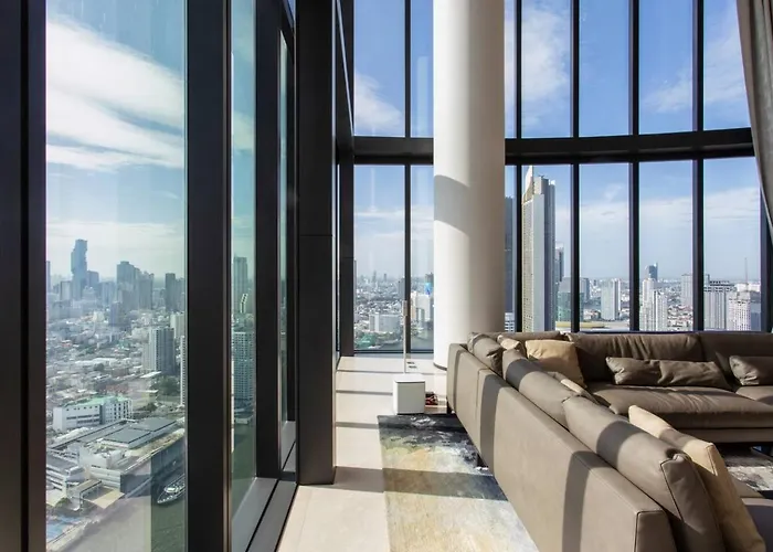 アパート 4bd Ultimate Penthouse Riverfront バンコク都